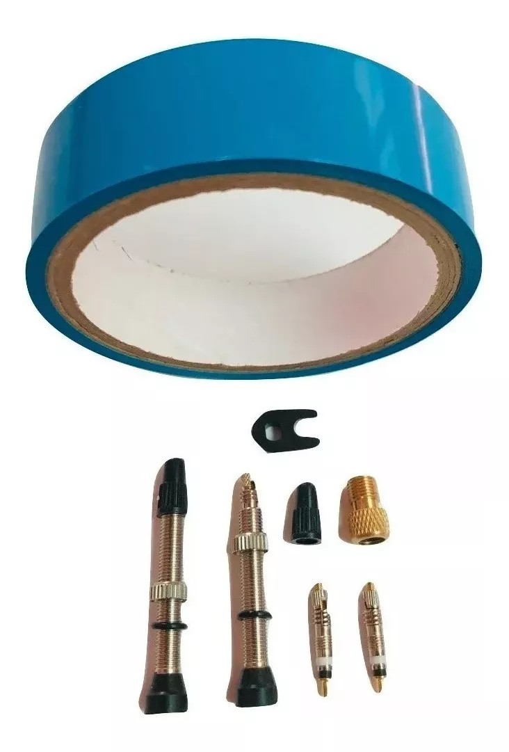 Kit Encore Cinta 27mm X 10m + Válvulas + Obus Y Herramienta