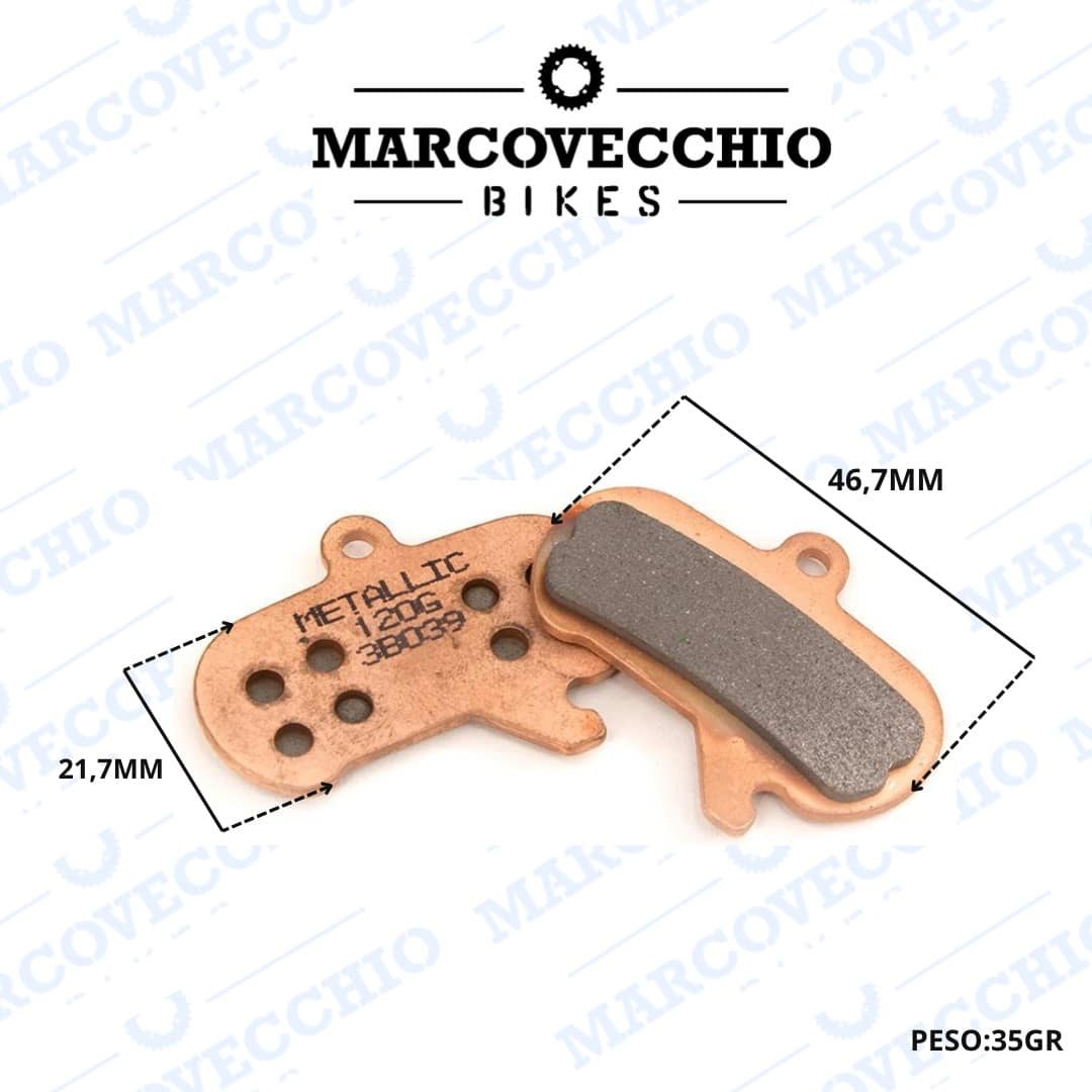 SRAM XL SINTERED/STEEL Maven 2024+ Bulk Pack