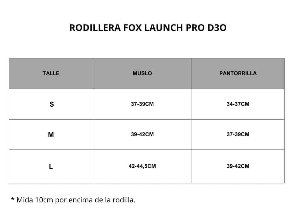 FOX LAUNCH PRO D3O