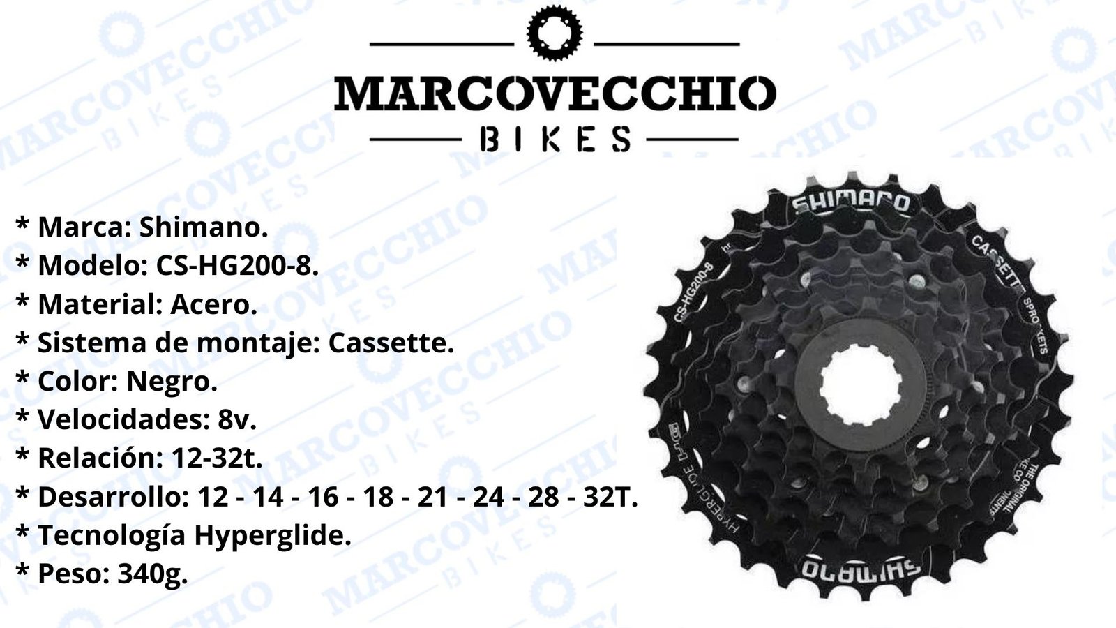 Shimano Hg200 8v 12-32t A Cassette