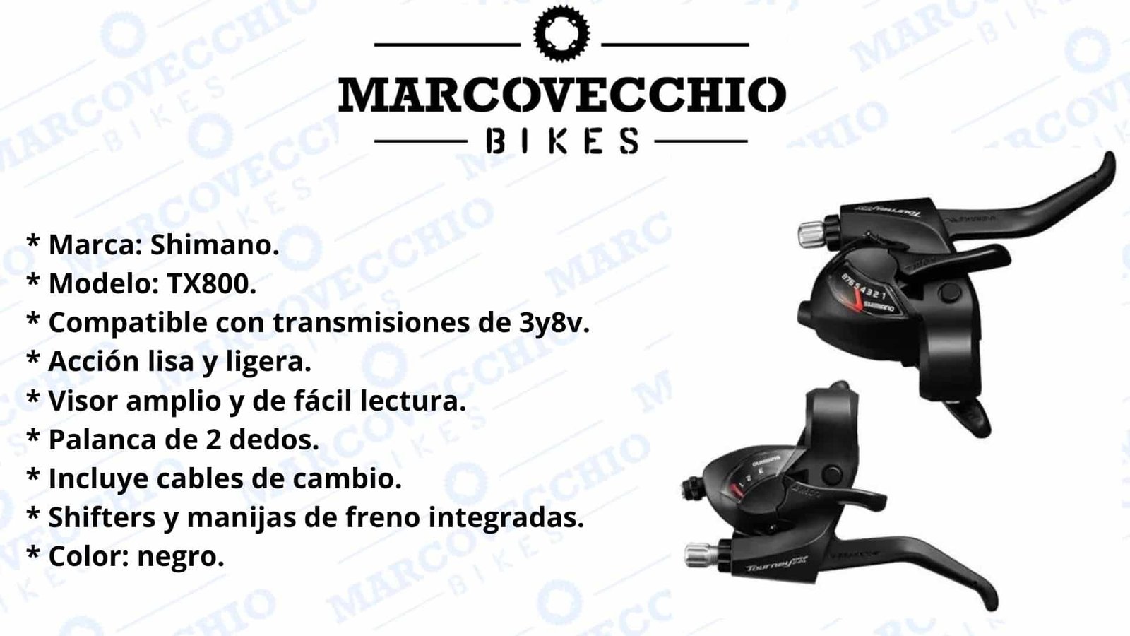 PAR SHIMANO TOURNEY TX800 3X8 V