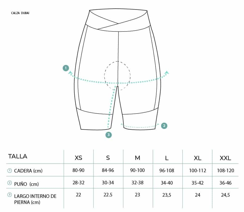 ZIROOX DUBAI de MUJER Con Badana