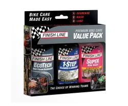 KIT FINISH LINE DESENGRASANTE + LUBRICANTE 1-STEP + LIMPIADOR