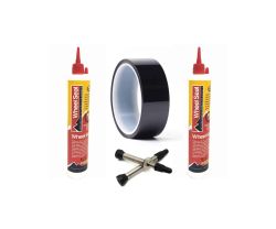 KIT TUBELESS CINTA 32MM + LIQUIDO + VALVULAS 2 Ruedas