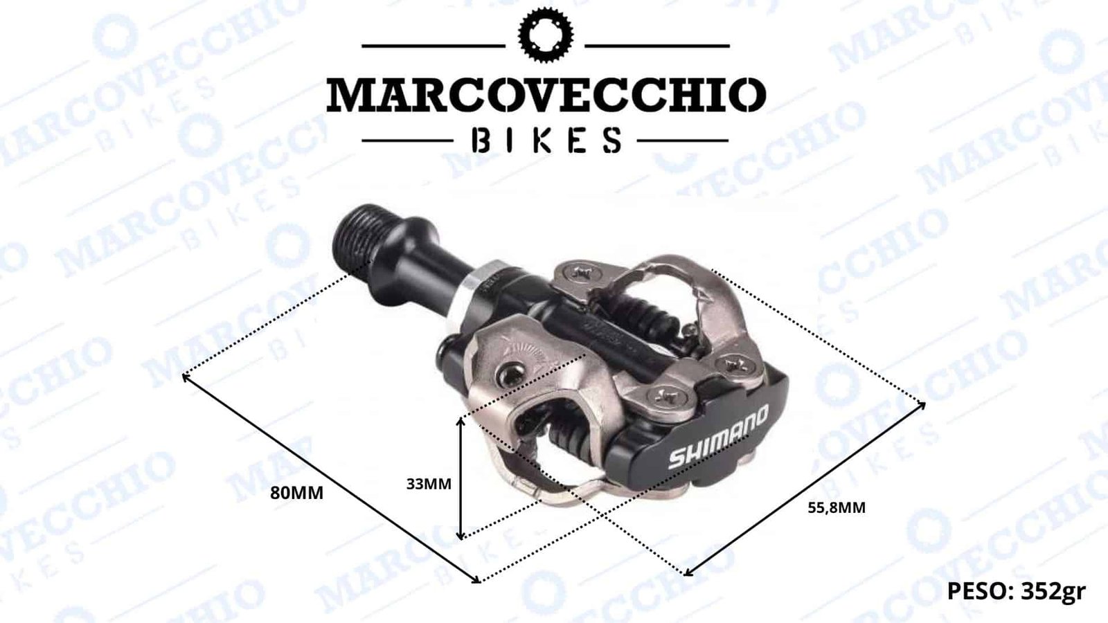SHIMANO PD-M540 Con Calas