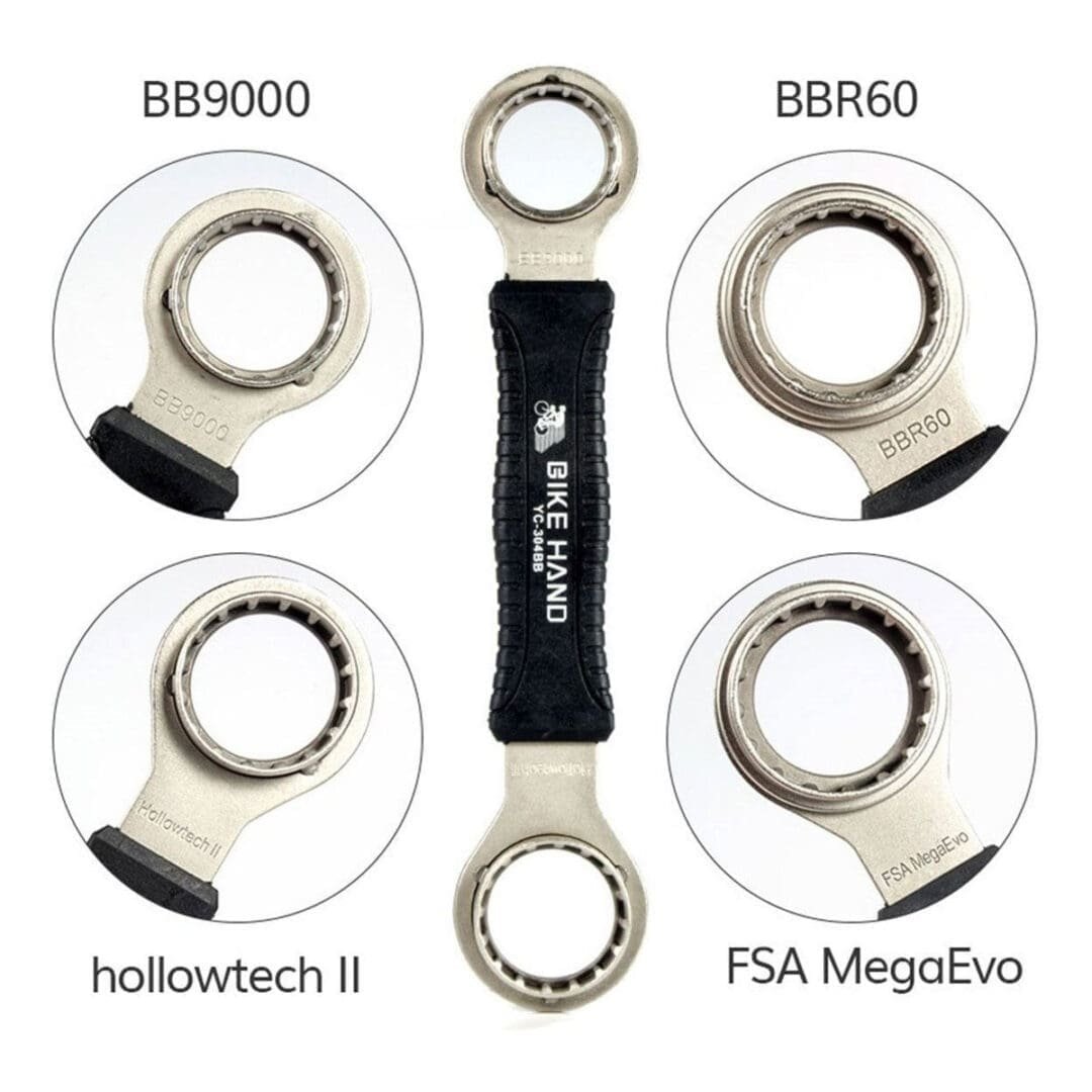 Llave Extractor Caja Pedalera BIKE HAND YC-304BB 4 En 1