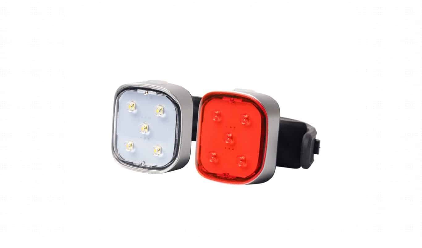 KIT LUCES LIT RIDING Delantera y Trasera 120LM Usb