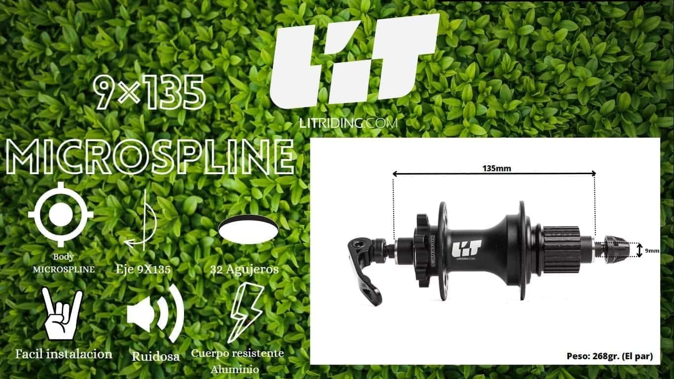 LIT 9×135 Micro Spline 12v A Rulemanes