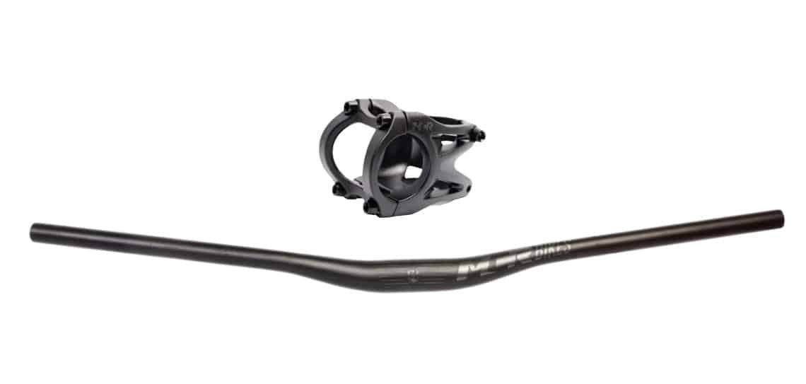 COMBO MANUBRIO+STEM BICICLETA MCR DOBLE ALTURA 35MM