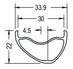 RACE FACE ARC HEAVYDUTY R27,5 30mm 32h