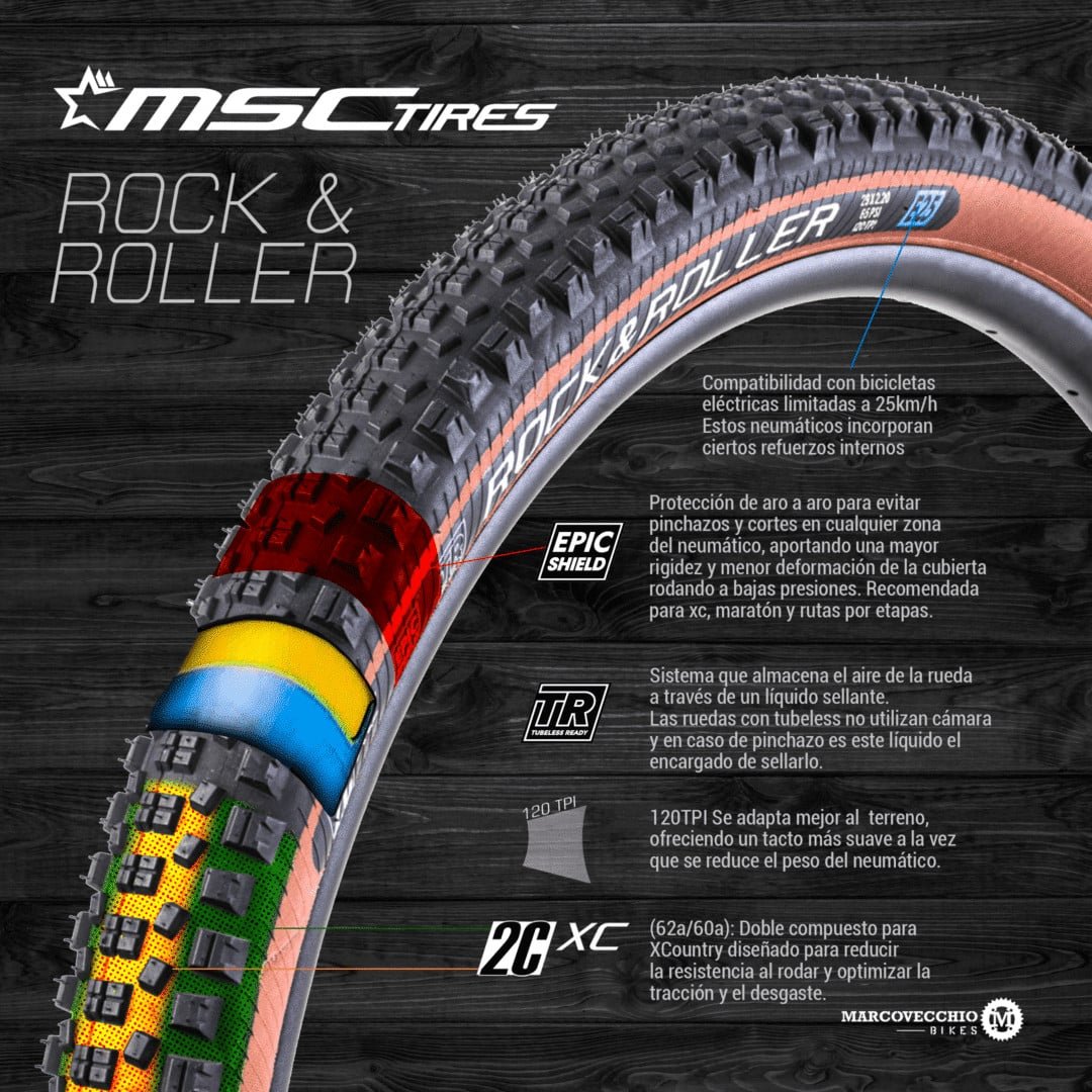 MSC ROCK & ROLLER 29×2.30 2C EPIC SHIELD TLR 120Tpi