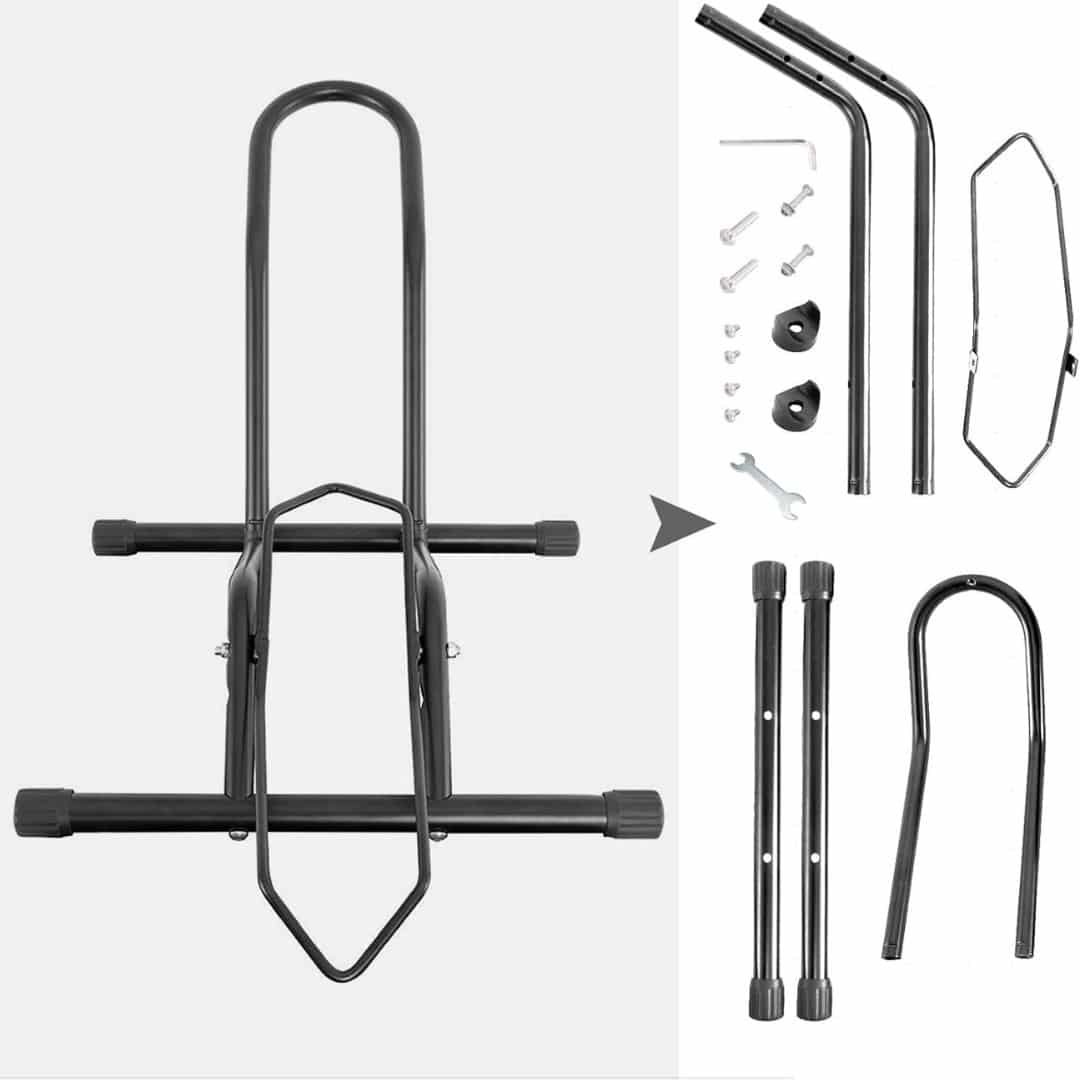 Soporte Para Bicicleta Pie De Apoyo Con Tope Rueda Trasera