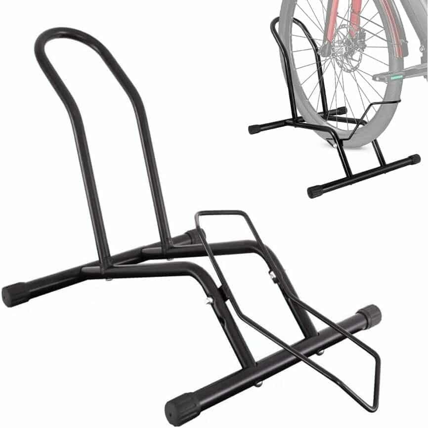 Soporte Para Bicicleta Pie De Apoyo Con Tope Rueda Trasera