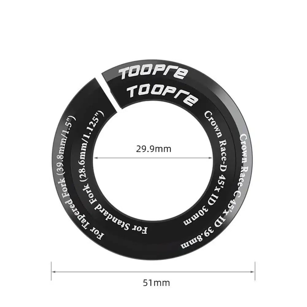 ADAPTADOR HORQUILLA Poste Recto 1 1/8 a Cuadro Cónico 1 1/2