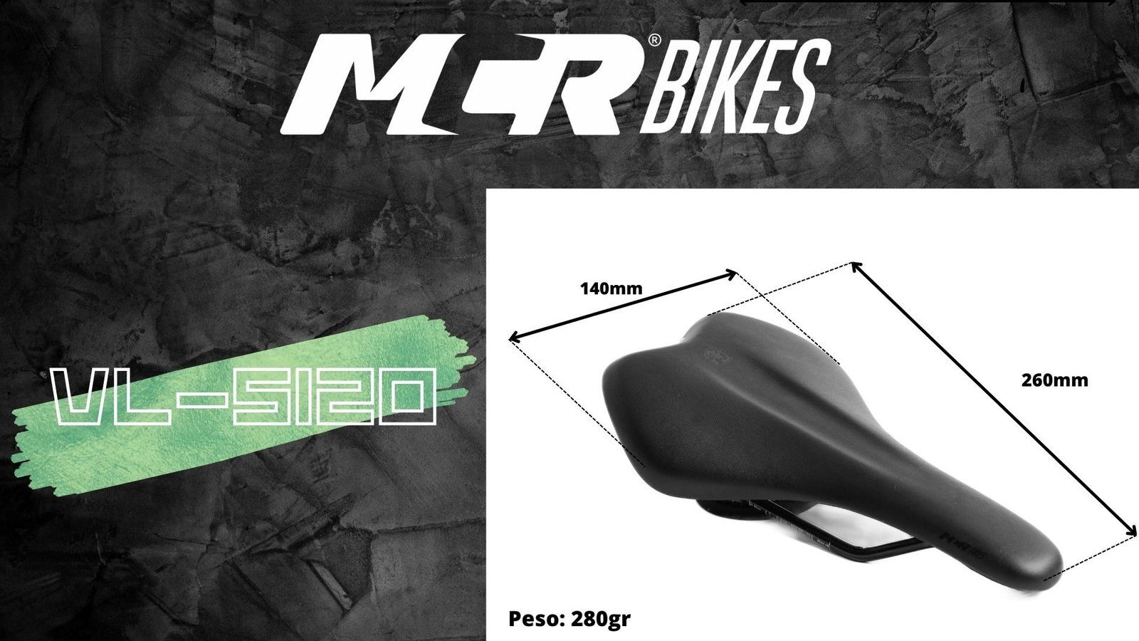MCR VL-5120 ENDURO / DH 260x140mm
